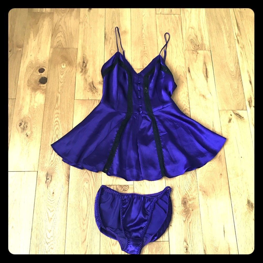 Vintage Victoria Secret sexy purple sleep dress